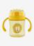 Gobelet 360 avec poignées Mrs. Cat jaune+orange+rose pâle - vertbaudet enfant 