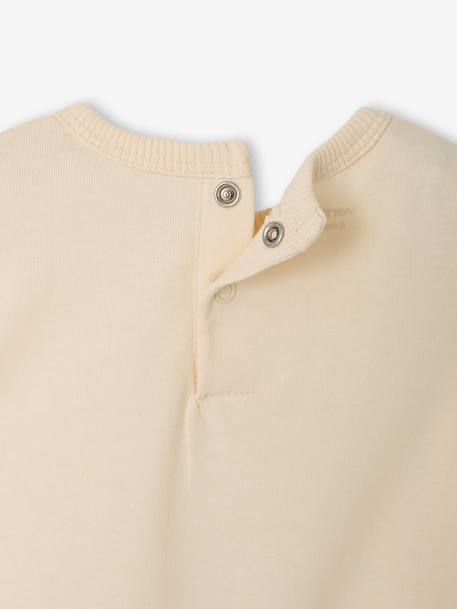 Lot de 2 T-shirts bébé garçon manches longues cacao+vert émeraude - vertbaudet enfant 