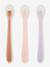 Set van 3 babyvoedingslepels Mr. Lion blauw+geel+lichtroze - vertbaudet enfant 