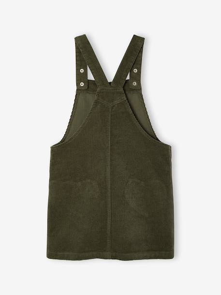 Robe salopette fille mauve+vert - vertbaudet enfant 