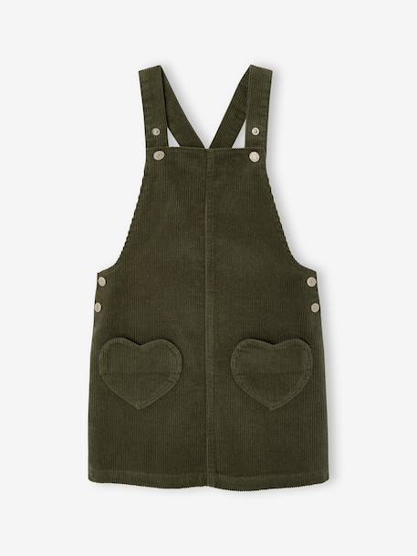 Robe salopette fille mauve+vert - vertbaudet enfant 