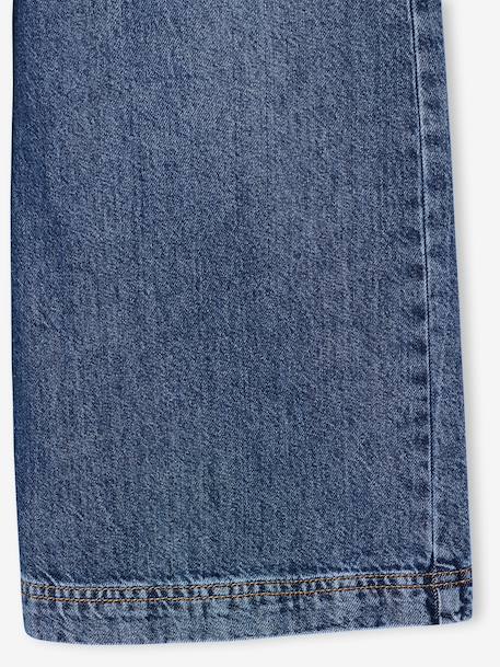 Jean large fille bleu moyen - vertbaudet enfant 