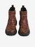 Boots fille zippées marron chiné - vertbaudet enfant 