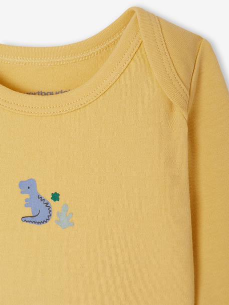 Set van 5 babybody's met lange mouwen ecru - vertbaudet enfant 