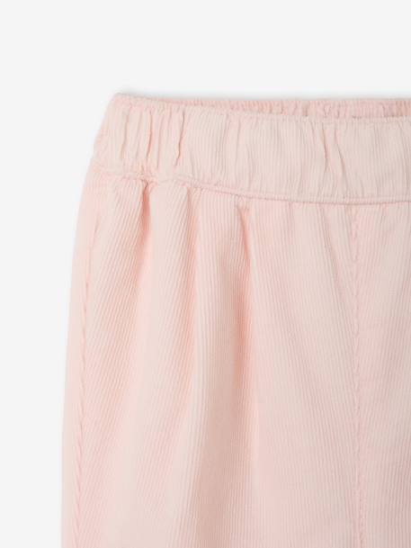 Babypantalon van velours lichtroze - vertbaudet enfant 