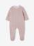 Set van 2 velours babypyjama's meisje gemêleerd beige - vertbaudet enfant 