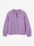 Gilet fille manches longues écru+lavande+vert sauge - vertbaudet enfant 