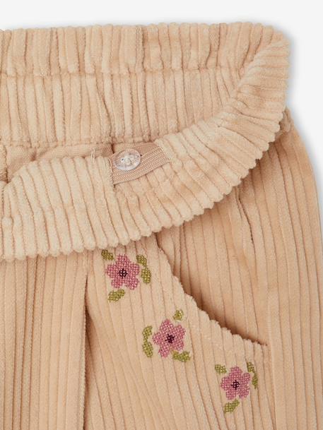 Short fille taille paperbag vanille - vertbaudet enfant 