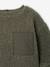 Sweat bébé en sherpa noix de pécan+vert - vertbaudet enfant 