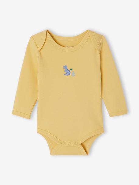 Set van 5 babybody's met lange mouwen ecru - vertbaudet enfant 