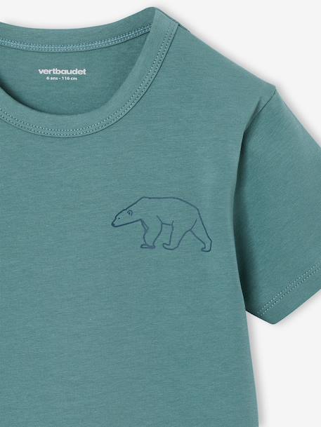 Lot de 3 T-shirts manches courtes garçon bleu nuit - vertbaudet enfant 