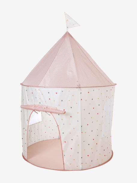 Speeltent Kasteel van stof groen+meerkleurig - vertbaudet enfant 