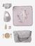 Personaliseerbare luiertas en toebehoren in hout FSC® PETITES FLEURS karamel+rouge - vertbaudet enfant 