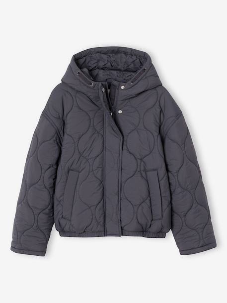 Fille-Manteau, veste-Doudoune légère fille à capuche