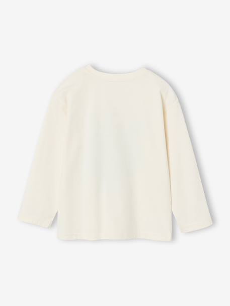 Tee-shirt motif animal garçon blanc+bleu pétrole+vert sapin - vertbaudet enfant 