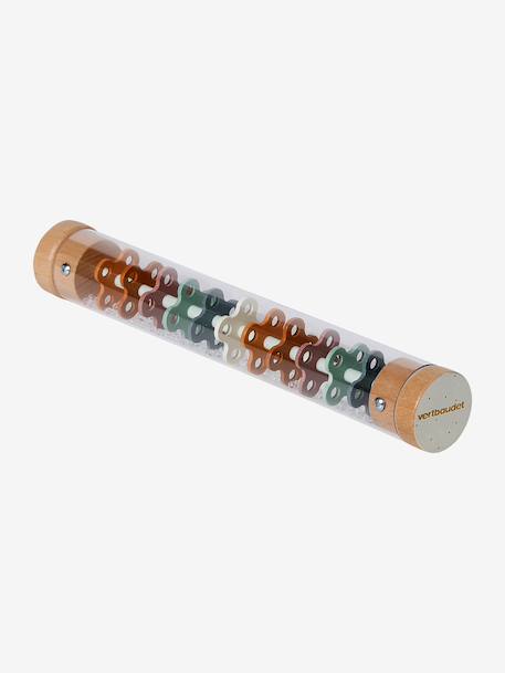 Bâton de pluie géant HANOÏ en bois FSC® rose+VERT MOYEN UNI AVEC DECOR - vertbaudet enfant 