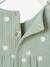 Combinaison bébé naissance en gaze de coton beige+écru+tilleul imprimé - vertbaudet enfant 