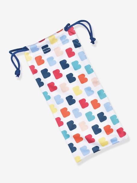 Lunettes de soleil Joy pour enfant de 9 à 24 mois BLEU CLAIR UNI+ROSE CLAIR UNI+rose fluo+ROUGE CLAIR UNI+vert fluo - vertbaudet enfant 