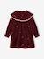 Robe fille manches longues prune - vertbaudet enfant 