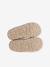 Boots enfant fille textile zippées taupe - vertbaudet enfant 