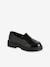 Mocassins fille synthétique noir - vertbaudet enfant 