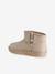 Boots enfant fille textile zippées taupe - vertbaudet enfant 