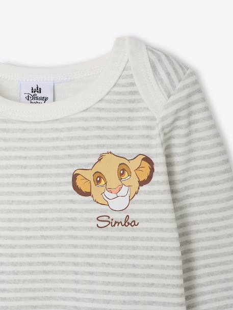 Set van 2 babyjongensrompers LION KING currygeel - vertbaudet enfant 