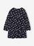 Robe manches longues fille écru+marine - vertbaudet enfant 