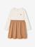 Robe 2 en 1 manches longues fille camel - vertbaudet enfant 