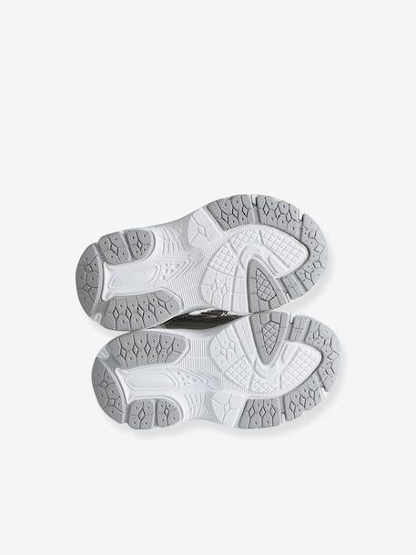 Chaussures premiers pas bébé à scratch gris - vertbaudet enfant 