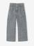Pantalon fille large motifs fantaisie bleu clair+denim gris+gris - vertbaudet enfant 