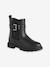 Boots fille zippées synthétique noir - vertbaudet enfant 
