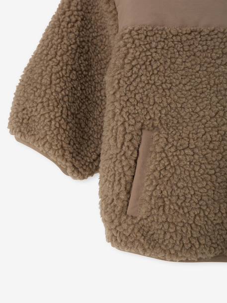 Veste zippée bébé garçon taupe - vertbaudet enfant 
