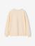 Sweat fille manches longues écru+vieux rose - vertbaudet enfant 