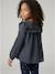 Chemise manches longues fille bleu ardoise+rose poudré+vanille - vertbaudet enfant 