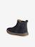 Chaussures premiers pas bébé boots cuir marine - vertbaudet enfant 