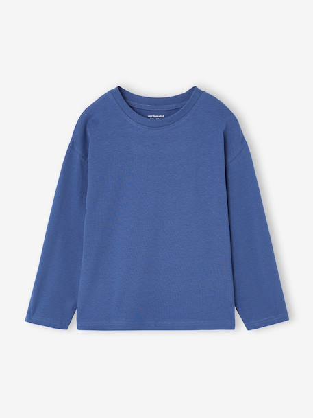 Lot de 3 T-shirts manches longues garçon bleu roi+vert - vertbaudet enfant 
