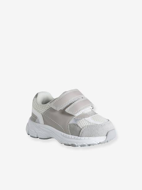 Babysneakers met klittenband grijs - vertbaudet enfant 