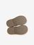 Eerste stap schoenen baby boots leer bruin+goudgeel+zwart - vertbaudet enfant 