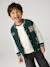 Sweat teddy garçon marine+vert sapin - vertbaudet enfant 