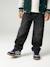 Jean loose morphologie medium double stone+noir - vertbaudet enfant 