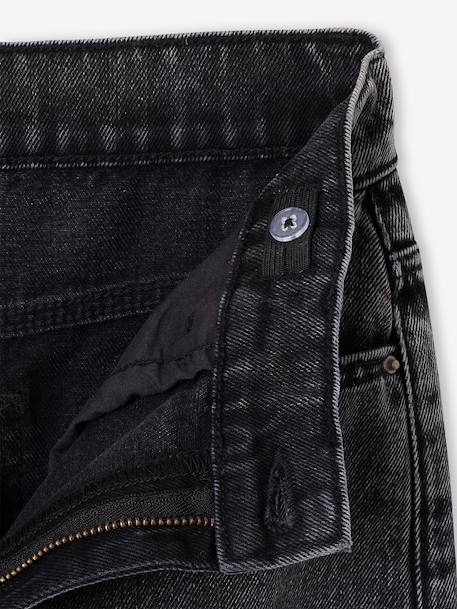 Jean large fille denim gris - vertbaudet enfant 