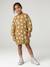 Robe courte fille écru+olive - vertbaudet enfant 