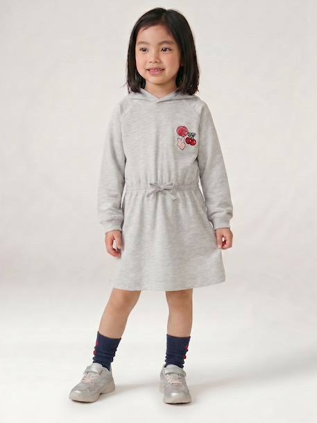 Fille-Robe-Robe courte à capuche fille