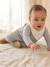 Personaliseerbare 3-delige babyset gemêleerd grijs - vertbaudet enfant 