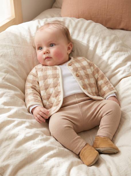 Lot 3 leggings bébé naissance écru - vertbaudet enfant 