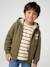 Sweatvest met capuchon voor jongens kaki+marineblauw - vertbaudet enfant 
