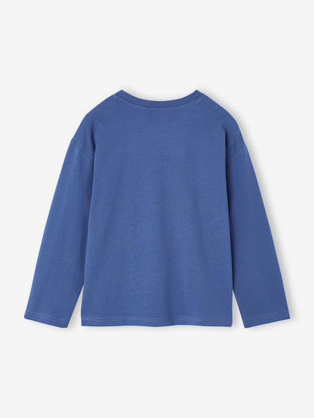 Set van 3 jongensshirts met lange mouwen groen+koningsblauw - vertbaudet enfant 