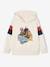 Sweat garçon à capuche motif placé blanc+marine+noix de pécan+vert sauge - vertbaudet enfant 