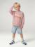 Sweat col rond garçon rose pâle - vertbaudet enfant 